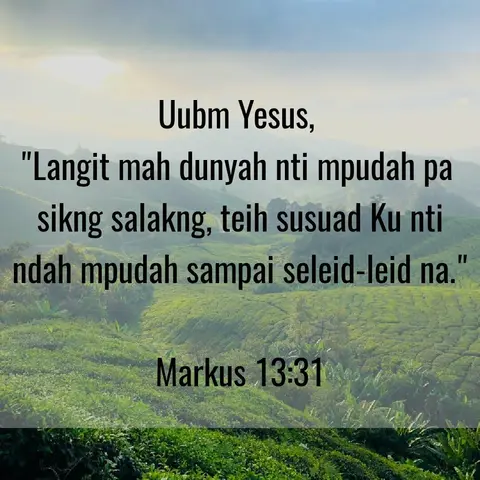 Markus 13:31